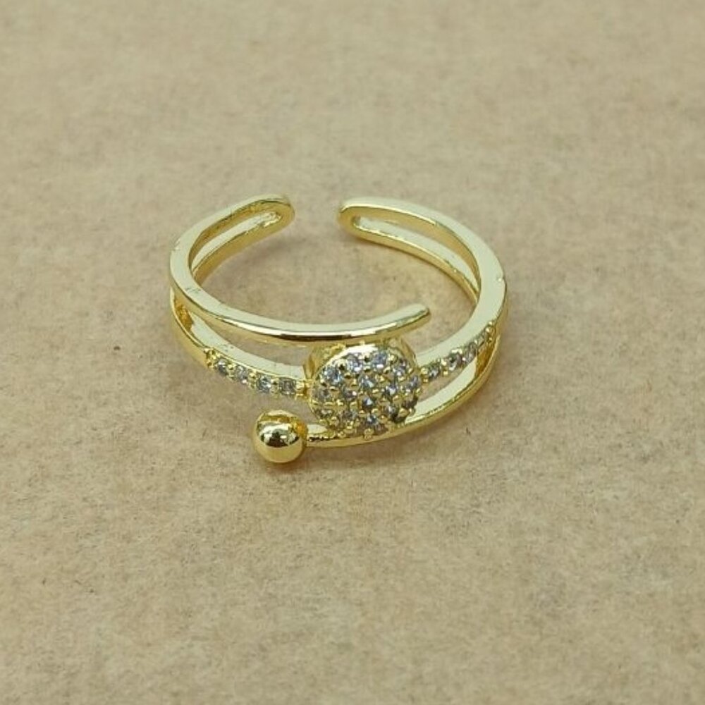 Gold plated adjustable rings for women's , New with tags
